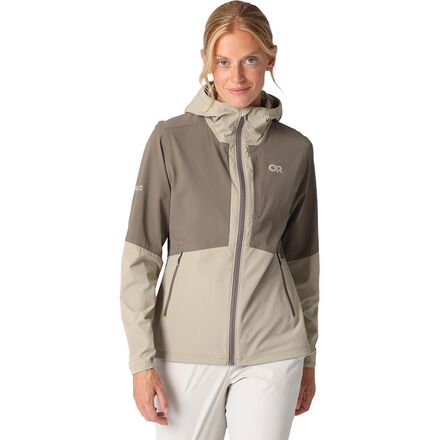 樂天商城 - (取寄) アウトドア リサーチ レディース フェロッシー フーデット ジャケット - ウィメンズ Outdoor Research women Ferrosi Hooded Jacket - Women's Pro Khaki/Gravel