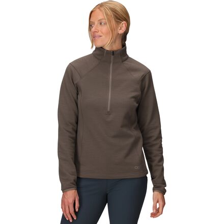 (取寄) アウトドア リサーチ レディース クレセント フリース 1/2-ジップ プルオーバー - ウィメンズ Outdoor Research women Crescent Fleece 1/2-Zip Pullover - Women's Sable