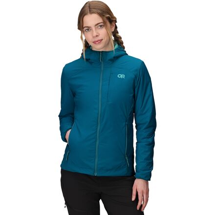 (取寄) アウトドア リサーチ レディース ヴェスパー インサレーテッド フーデット ジャケット - ウィメンズ Outdoor Research women Vesper Insulated Hooded Jacket - Women's Aurora