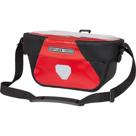 乐天商城 - (取寄) オルトリーブ アルティメット 6 クラシック ハンドルバー バッグ Ortlieb Ultimate 6 Classic Handlebar Bag Red/Black, S