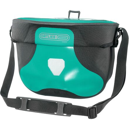 (取寄) オルトリーブ アルティメット 6 フリー ハンドルバー バッグ Ortlieb Ultimate 6 Free Handlebar Bag Lagoon/Black