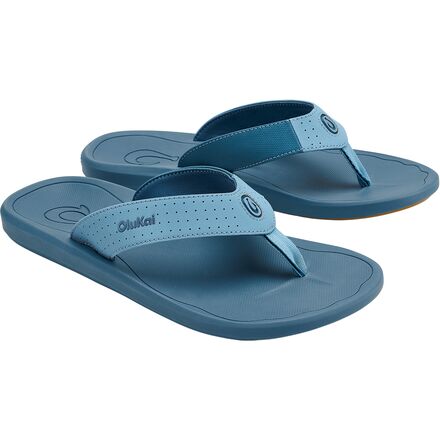 (取寄) オルカイ メンズ フリップ フロップ - メンズ Olukai men Ki'i Flip Flop - Men's Blissful Blue/Blue Fog 2