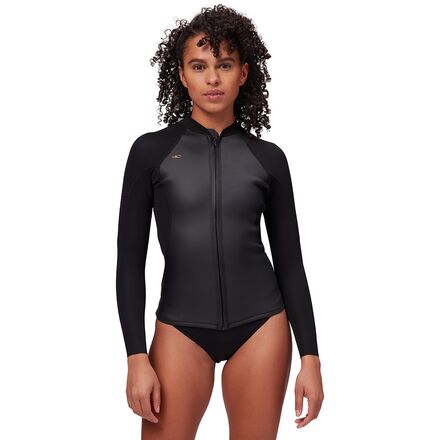 Wet Suits - (取寄) オニール レディース バイア フル-ジップ ジャケット - ウィメンズ O'Neill women Bahia Full-Zip Jacket - Women's Glide Black/Black/Black