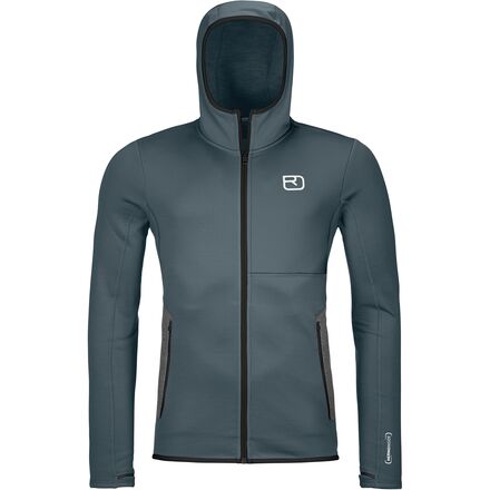 Jacket - (取寄) オルトボックス メンズ フリース ブーディ - メンズ Ortovox men Fleece Hoodie - Men's Dark Arctic Grey