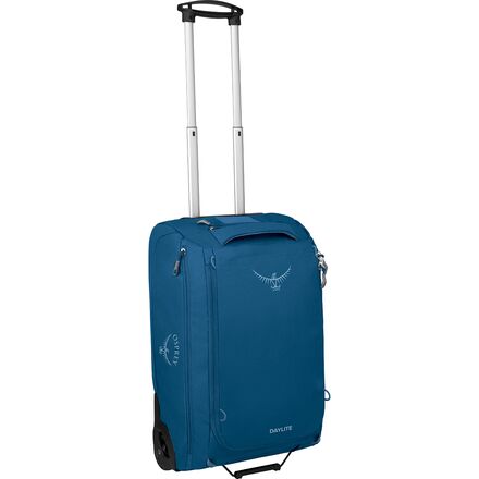 (取寄) オスプレーパック デイライト キャリーオン ホイールド 40L ダッフル Osprey Packs Daylite Carry-On Wheeled 40L Duffel Night Shift Blue