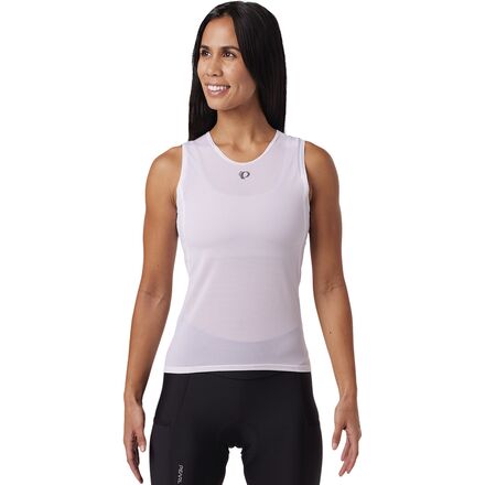 (取寄) パールイズミ レディース トランスファー メッシュ スリーブレス ベースレイヤー— - ウィメンズ PEARL iZUMi women Transfer Mesh Sleeveless Baselayer - Women's White