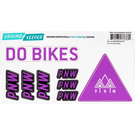 (取寄) ピーエヌダブリュー コンポーネント ハンドルバー デカール キット PNW Components Handlebar Decal Kit Fruit Snacks