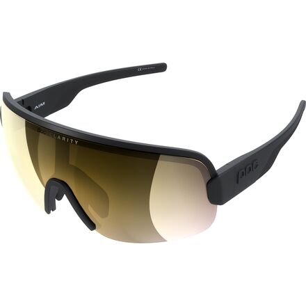 (取寄) POC エイム サングラス POC Aim Sunglasses Uranium Black/Clarity Road/Partly Sunny Gold