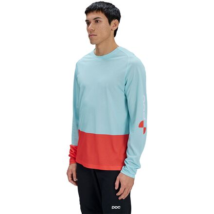 (取寄) POC モーション エアー ロング-スローブ ジャージ POC Motion Air Long-Sleeve Jersey Lazurite Blue/Carnelian Orange