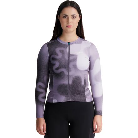 (取寄) ペパーミントサイクリング レディース シグニチャー ロング-スローブ ジャージ - ウィメンズ Peppermint Cycling women Signature Long-Sleeve Jersey - Women's Blitz Cloudy