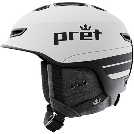 (取寄) プレットヘルメット フューリー ヘルメット Pret Helmets Fury Helmet White Stripe