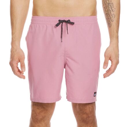 Swimwear - (取寄) クイックシルバー メンズ エブリデイ ソリッド ボレー 17 Nb ショート - メンズ Quiksilver men Everyday Solid Volley 17 NB Short - Men's Dusty Rose
