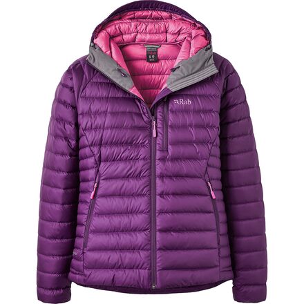 (取寄) ラブ レディース マイクロライト アルパイン ダウン ジャケット - ウィメンズ Rab women Microlight Alpine Down Jacket - Women's Mulberry