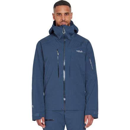 Rakuten - (取寄) ラブ メンズ クロマ キネティック ジャケット - メンズ Rab men Khroma Kinetic Jacket - Men's Tempest Blue/Black