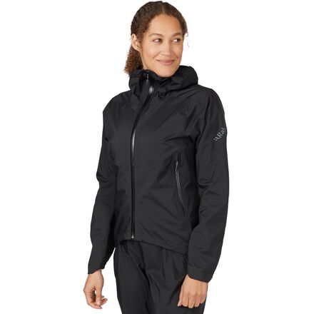 Outdoor Wear - (取寄) ラブ レディース シンダー ダウンポアー ジャケット - ウィメンズ Rab women Cinder Downpour Jacket - Women's Black