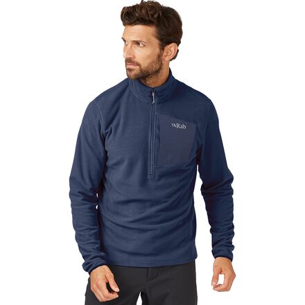 (取寄) ラブ メンズ テクトン プル-オン フリース - メンズ Rab men Tecton Pull-On Fleece - Men's Deep Ink(4.0)