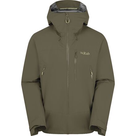 (取寄) ラブ メンズ ダウンポアー マウンテン ジャケット - メンズ Rab men Downpour Mountain Jacket - Men's Army