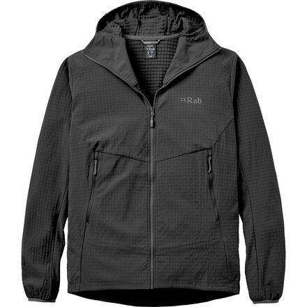 Jacket - (取寄) ラブ メンズ プロ ブーディ - メンズ Rab men Quantra Pro Hoodie - Men's Black