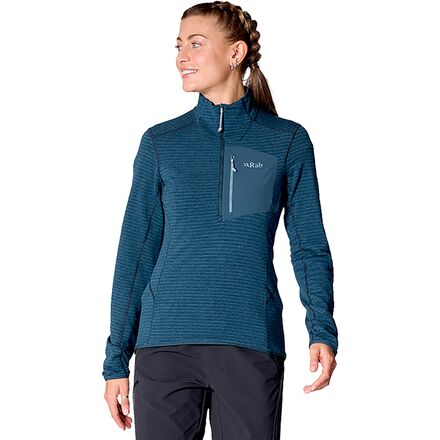 樂天商城 - (取寄) ラブ レディース アセンダー ライト プル-オン トップ - ウィメンズ Rab women Ascendor Light Pull-On Top - Women's Tempest Blue