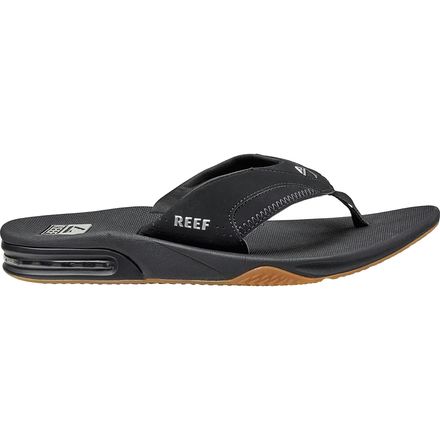 (取寄) リーフ メンズ ファニング フリップ フロップ - メンズ Reef men Fanning Flip Flop - Men's Black/Silver(4.0)