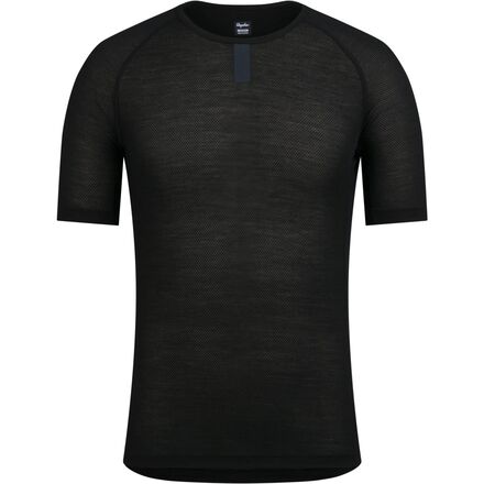 Inner - (取寄) ラファ メンズ メリノ ライトウェイト ショートスリーブ ベース レイヤー - メンズ Rapha men Merino Lightweight Short-Sleeve Base Layer - Men's Black/Black