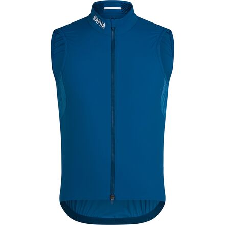 Wear - (取寄) ラファ メンズ プロ チーム インサレーテッド ジレ - メンズ Rapha men Pro Team Insulated Gilet - Men's Jewelled Blue/White