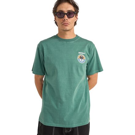 (取寄) リズム メンズ チャンネル ショートスリーブ T-シャツ - メンズ Rhythm men Channel Short-Sleeve T-Shirt - Men's Vintage Green