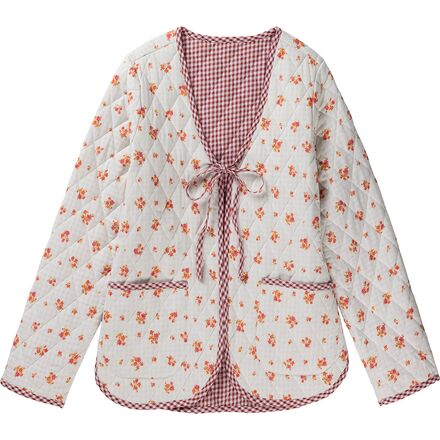 (取寄) リズム レディース ロージー フローラル キルテッド ジャケット - ウィメンズ Rhythm women Rosie Floral Quilted Jacket - Women 039 s Vintage White