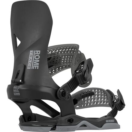 Delta-X - (取寄) ローム トレース AW スノーボード バインディング - Rome Trace AW Snowboard Binding - 2026 Black