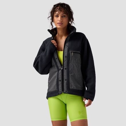 (取寄) バックカントリー レディース ワンダー ジャケット - ウィメンズ Backcountry women Wander Pile-Fleece Jacket - Women's Black