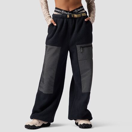(取寄) バックカントリー レディース ワンダー パンツ - ウィメンズ Backcountry women Wander Pile-Fleece Pant - Women's Black