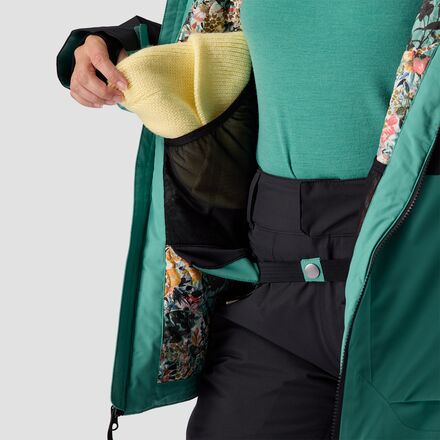 (���) �Хå�����ȥ꡼ ��ǥ����� ���󥵥졼�ƥå� ���㥱�å� - ������� Backcountry women CrestCruiser Insulated Jacket - Women's Gearhead Green