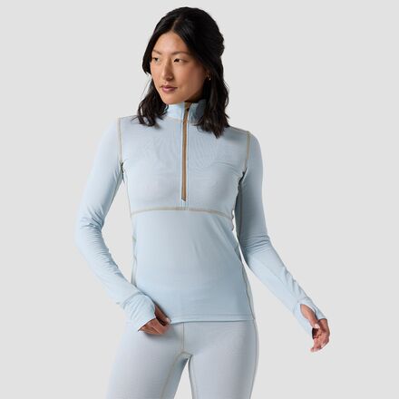 Outdoor Wear - (取寄) バックカントリー レディース パインズ ベースレイヤー— 1/4-ジップ トップ - ウィメンズ Backcountry women Pines Microgrid Ultra-Lt Baselayer 1/4-Zip Top - Women's Skyride