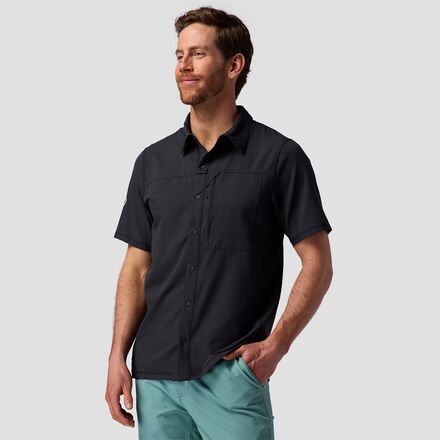 樂天商城 - (取寄) バックカントリー メンズ タホ ウーブン ショートスリーブ スナップ-アップ シャツ - メンズ Backcountry men Tahoe Woven Short-Sleeve Snap-Up Shirt - Men's Black