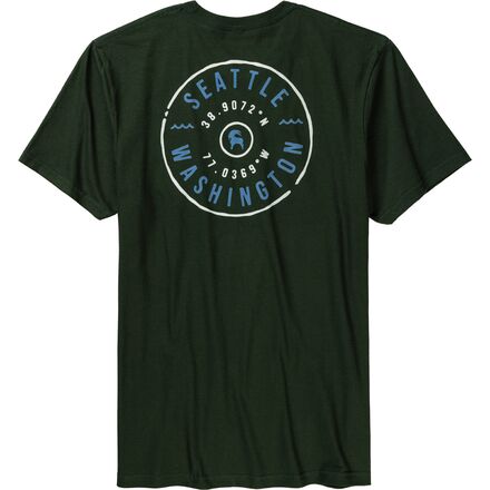 (取寄) バックカントリー メンズ シアトル ツリー T-シャツ - メンズ Backcountry men Seattle Tree T-Shirt - Men's Forest Green