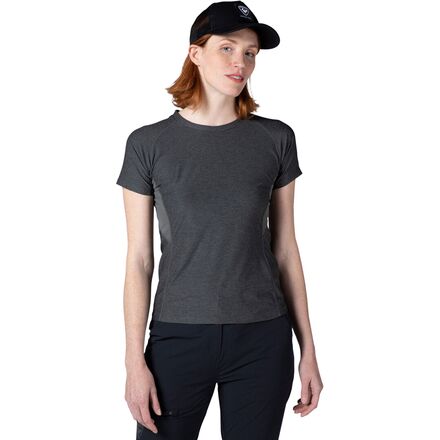 (取寄) ロシニョール レディース メランジュ T-シャツ - ウィメンズ Rossignol women Melange T-Shirt - Women's Onyx Grey