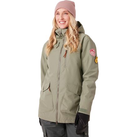 (取寄) ロキシー レディース フリー ラブ ジャケット - ウィメンズ Roxy women Free Love Jacket - Women's Sea Spray
