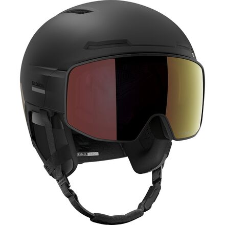 (取寄) サロモン ドライバ プライム シグマ フォト ミプス ヘルメット Salomon Driver Prime Sigma Photo Mips Helmet Black-Bronze/Poppy Red Lens