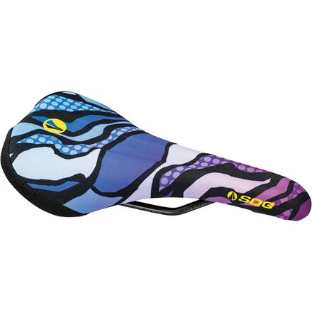 Child'S Bike - (取寄) SDGコンポーネント ベル-エアー V3 ラックス-アロイ テラ サドル SDG Components Bel-Air V3 Lux-Alloy Terra Firma Saddle Camo Purple