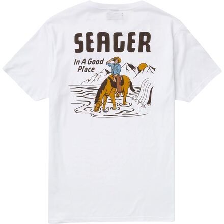 Rakuten - (取寄) メンズ イン ア グッド プレイス T-シャツ - メンズ Seager Co. men In A Good Place T-Shirt - Men's White