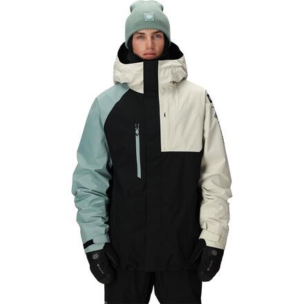 Jacket - (取寄) シックスエイトシックス メンズ ゴア-テックス コア シェル ジャケット - メンズ 686 men GORE-TEX Core Shell Jacket - Men's Limestone Colorblock