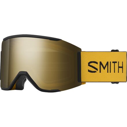 Rakuten - (取寄) スミス スクアッド マグ ゴーグルズ Smith Squad MAG Goggles Limited Saffron Splock ChromaPop Sun Black Gold Mirror