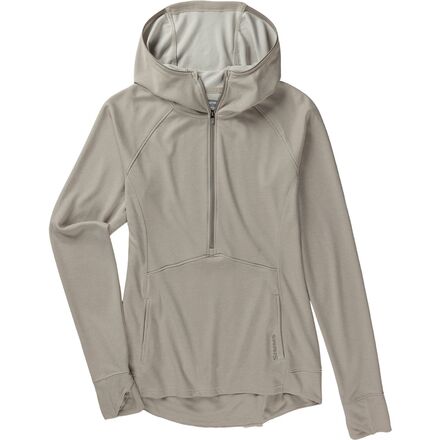 Tops - (取寄) シムス レディース バグストッパー ブーディ - ウィメンズ Simms women Bugstopper Hoodie - Women's Lunar Gray Heather