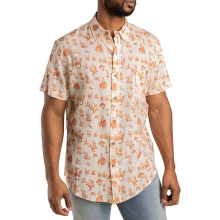 (取寄) メンズ シティ スリッカー ボタン アップ ショートスリーブ シャツ - メンズ Sendero Provisions Co. men City Slicker Button Up Short-Sleeve Shirt - Men's Muertos