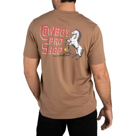 乐天商城 - (取寄) カウボーイ プロ ショップ T-シャツ Sendero Provisions Co. Cowboy Pro Shop T-Shirt Light Brown