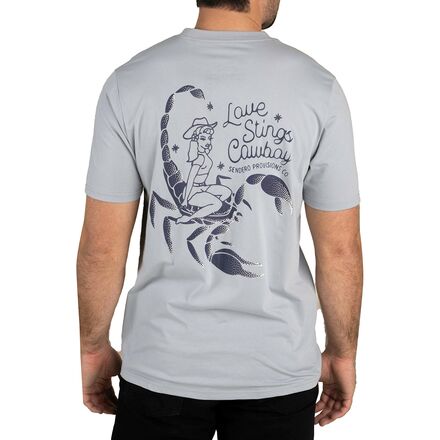 (取寄) ラブ T-シャツ Sendero Provisions Co. Love Stings T-Shirt Big Sky Blue