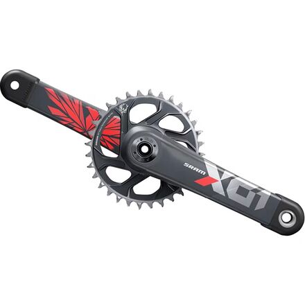 (取寄) スラム X01 イーグル ダブ クランクセット - ブースト SRAM X01 Eagle DUB Crankset - Boost Lunar Oxy