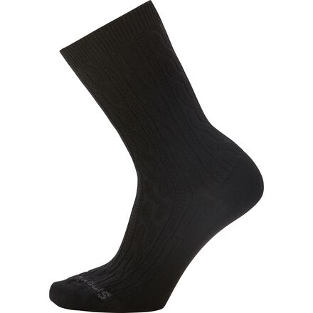 樂天商城 - (取寄) スマートウール レディース エブリデイ ケーブル クルー ソック - ウィメンズ Smartwool women Everyday Cable Crew Sock - Women's Black
