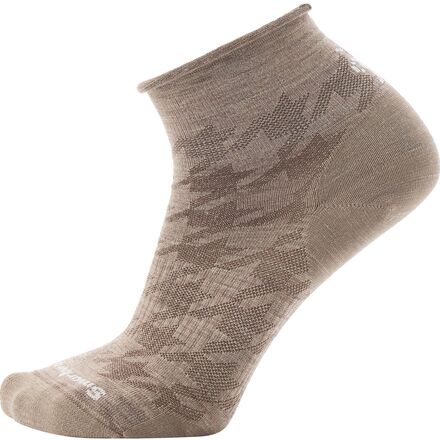 (取寄) スマートウール エブリデイ ハウンドトゥース アンクル ソック Smartwool Everyday Houndstooth Ankle Sock Fossil