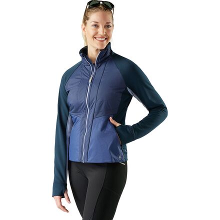 (取寄) スマートウール レディース スマートロフト ハイブリット ジャケット - ウィメンズ Smartwool women Smartloft Hybrid Jacket - Women's Nightfall Blue